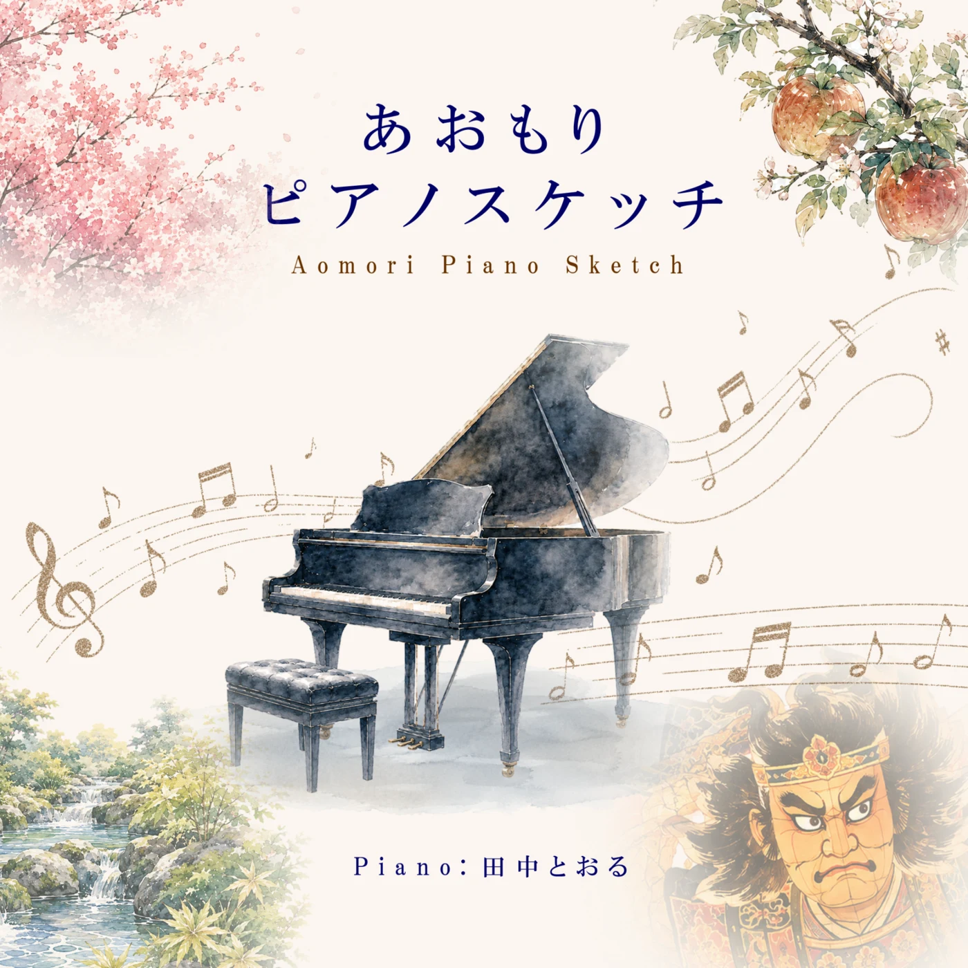 CD『あおもりピアノスケッチ』ジャケット